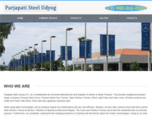 Tablet Screenshot of parjapatisteel.com
